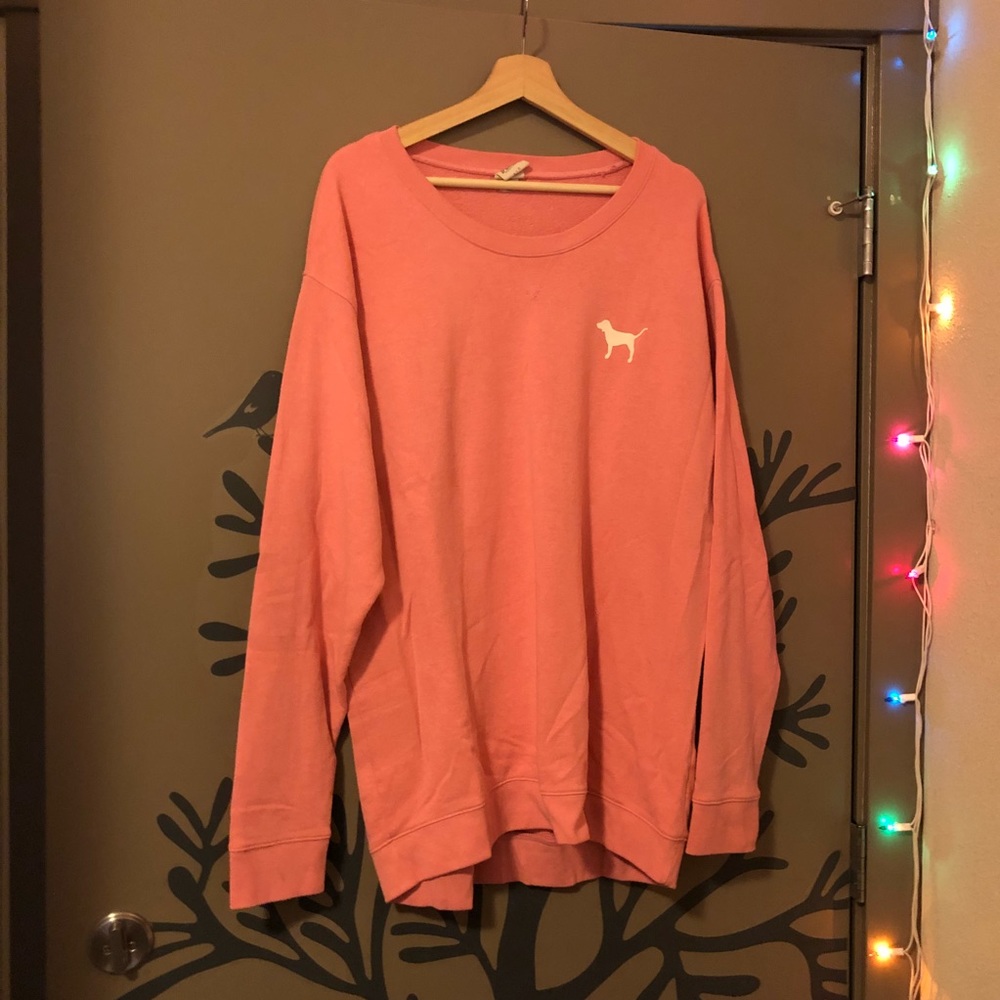 Victoria’s Secret Pink Oversized Logo Sweater